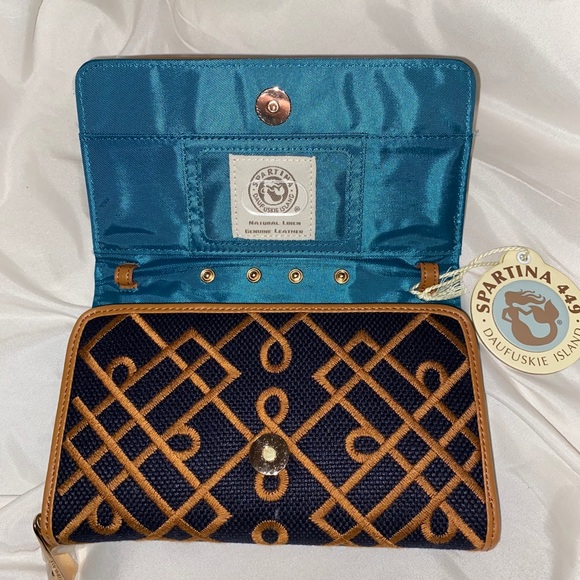 NWT Spartina Mareena Clutch Wallet Crossbody - Picture 5 of 6